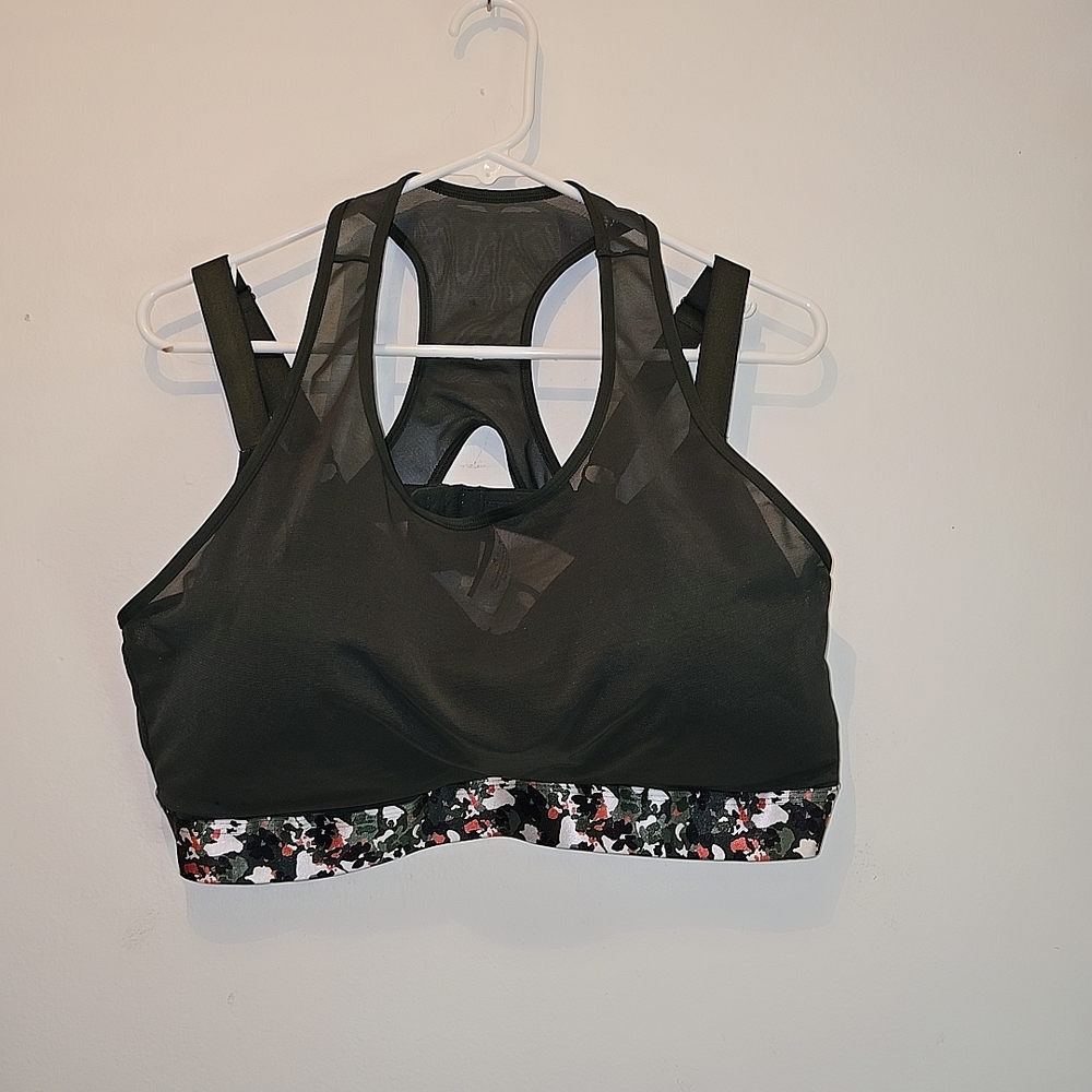 Adore Me Black Lace Sports Bra